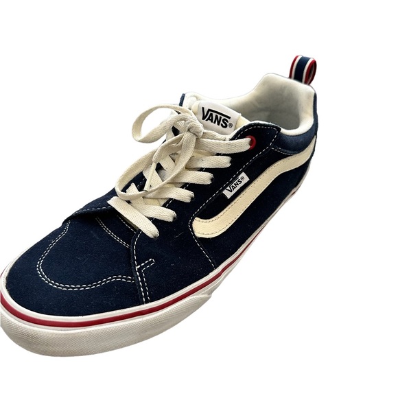 Vans Other - Vans Classic Old Skool Blue/White Skateboarding Shoes for Men Size 10.5